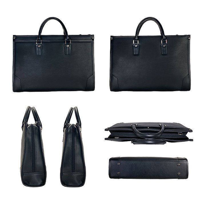 ビジネスバッグ ブリーフケース B4 2WAY 大開き 自立 メンズ タブレット収納対応 黒 シンプル ハミルトン HAMILTON 26710