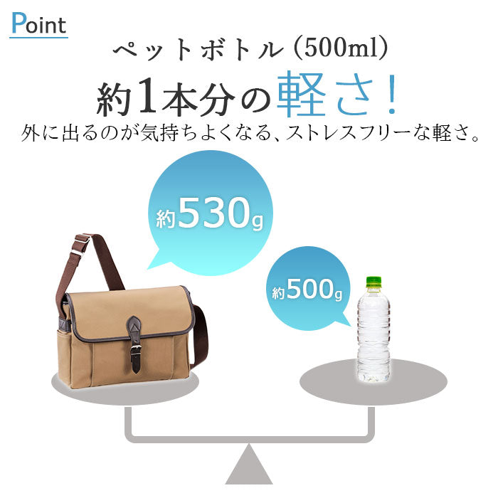 ショルダーバッグ 日本製 豊岡製鞄 メンズ A4 帆布 PVC アウトドア 旅行 ショッピング 通勤 出張 紺 ベージュ 33687 アンディハワード ANDY HAWARD